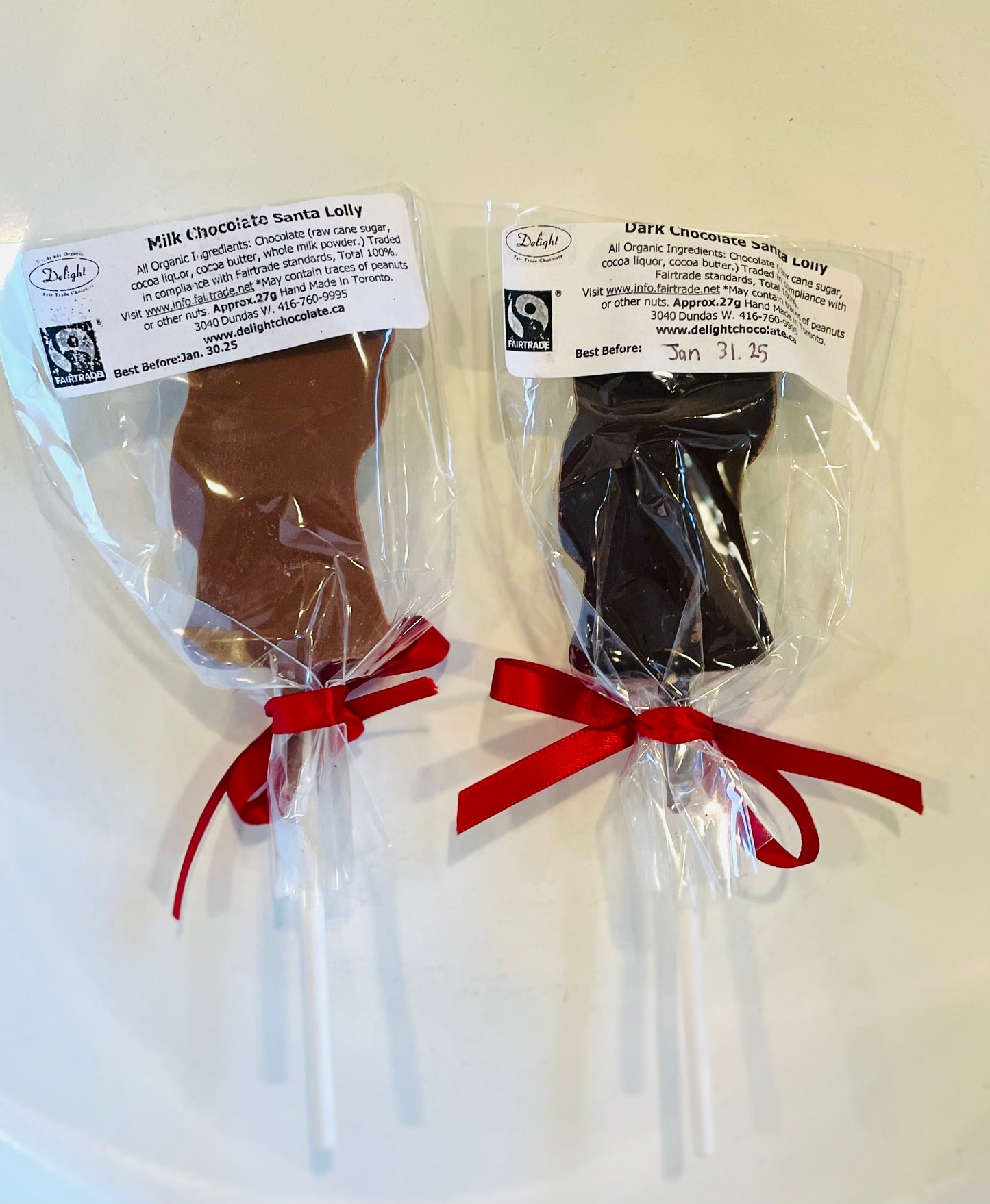 Santa Chocolate Lolly