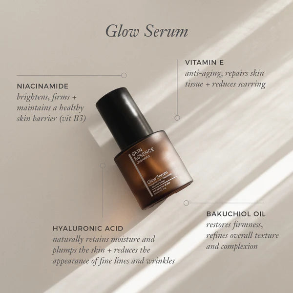 Glow Serum - Hyaluronic Acid + Niacinamide + Bakuchiol Oil