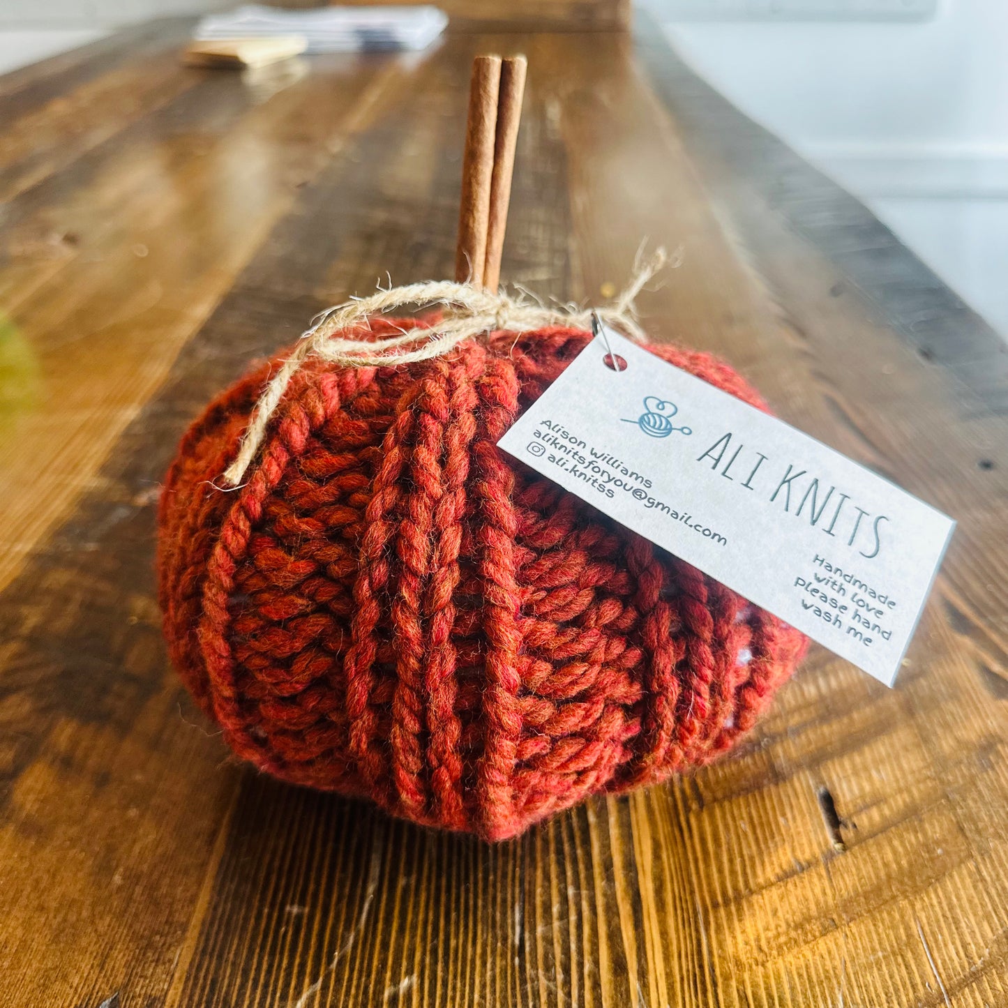 Knitted Pumpkins