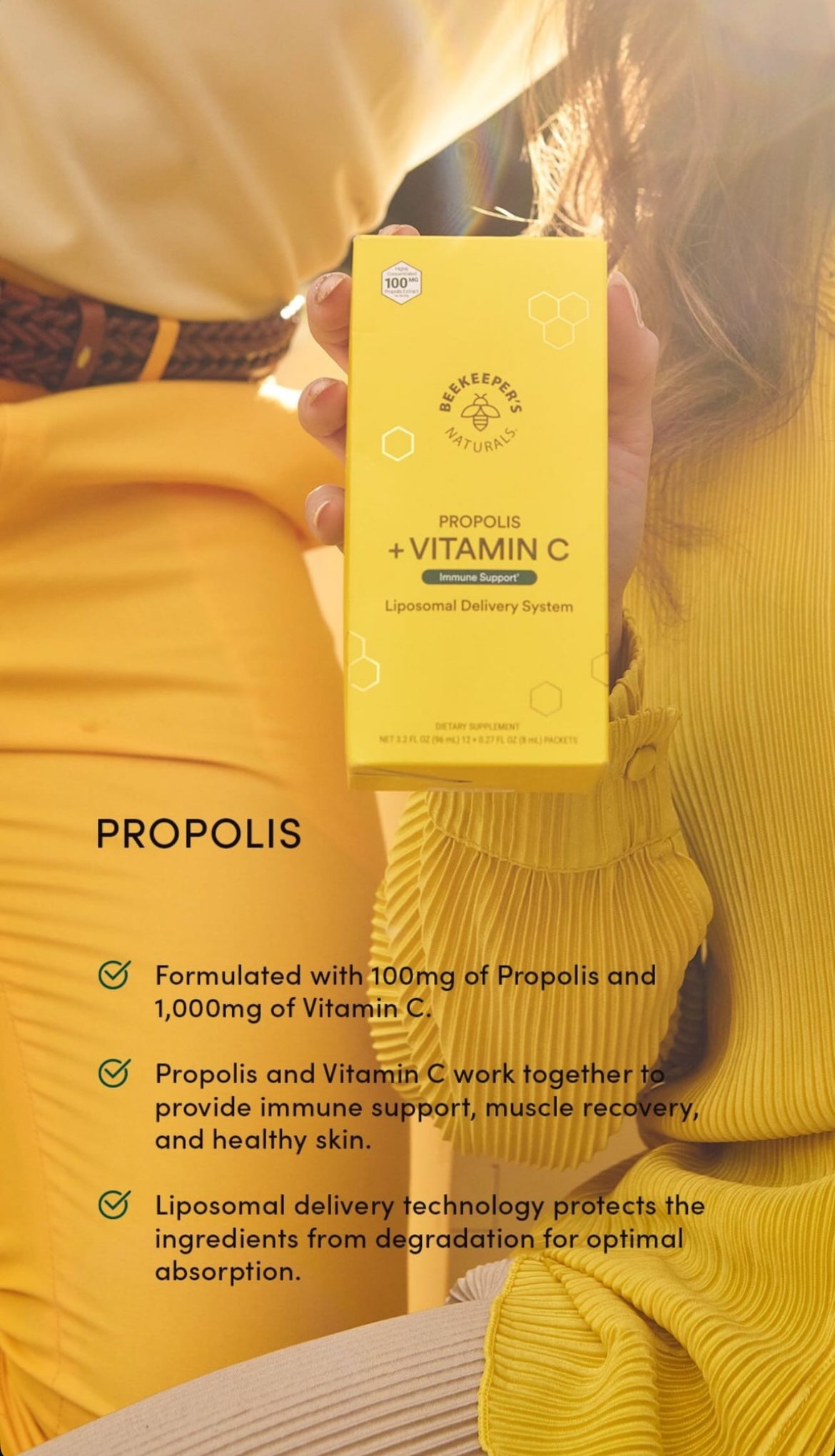 Propolis + Vitamin C Liposomal (FULL BOX)
