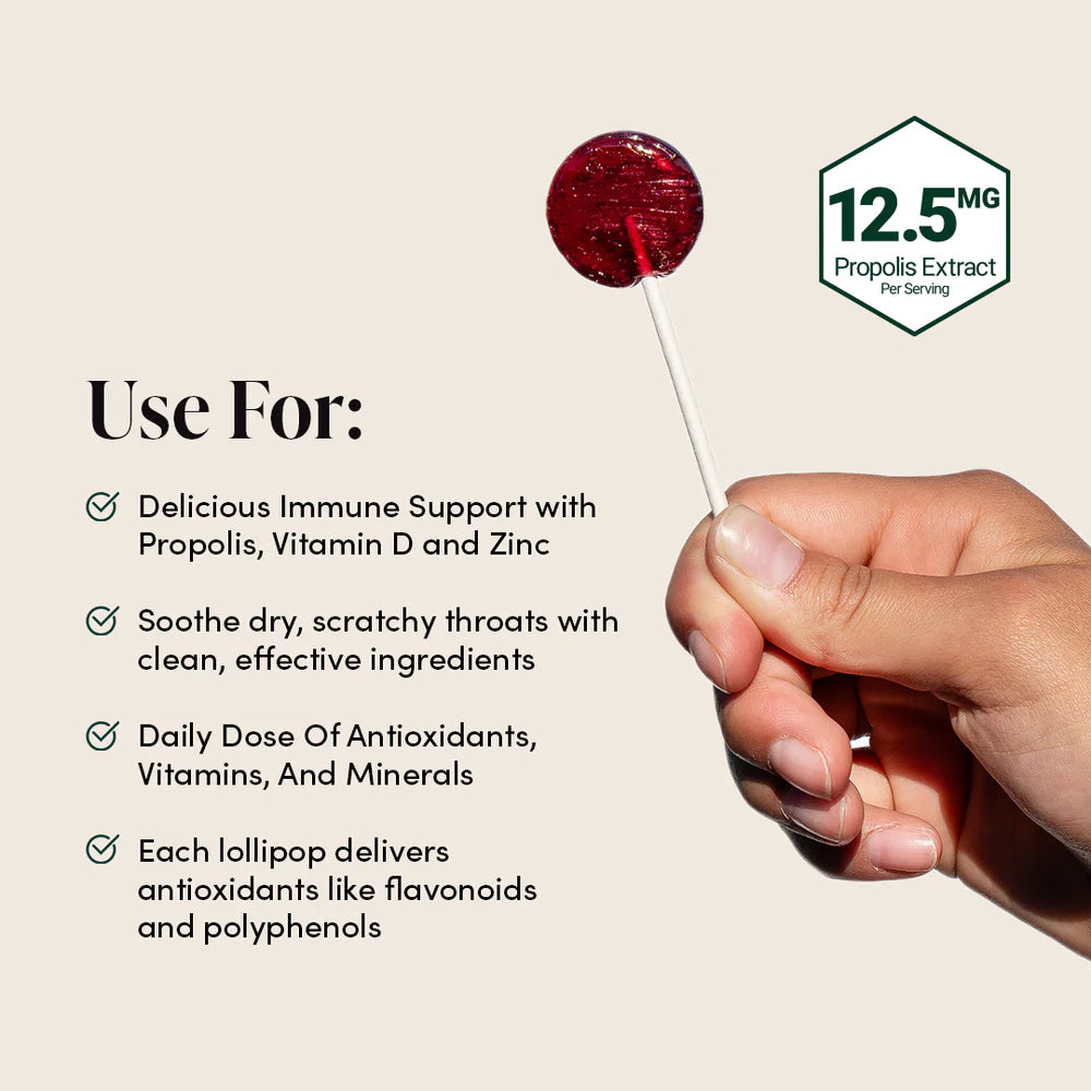 KID’S THROAT SOOTHING LOLLIPOPS