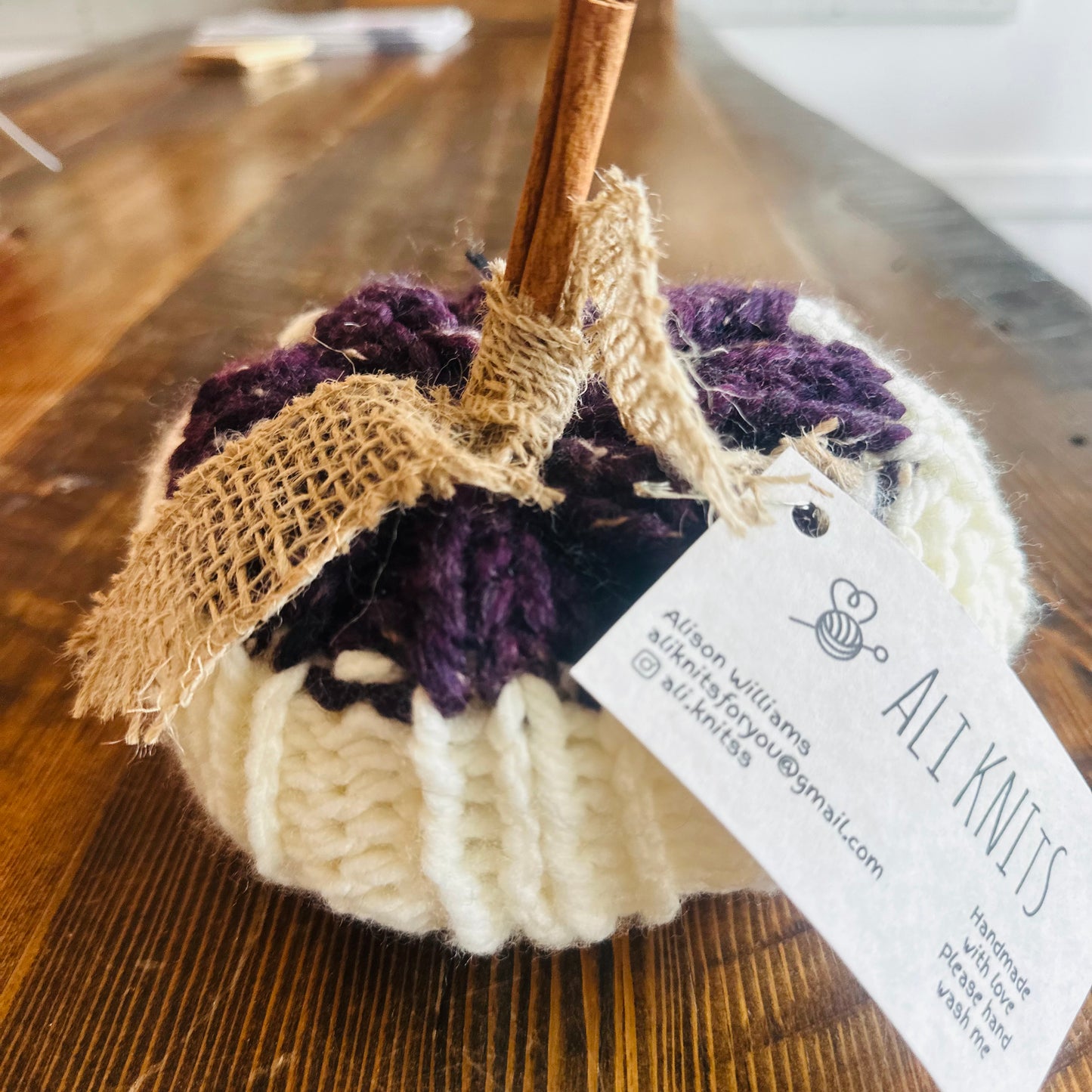 Knitted Pumpkins