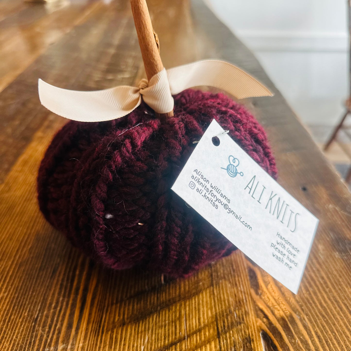 Knitted Pumpkins