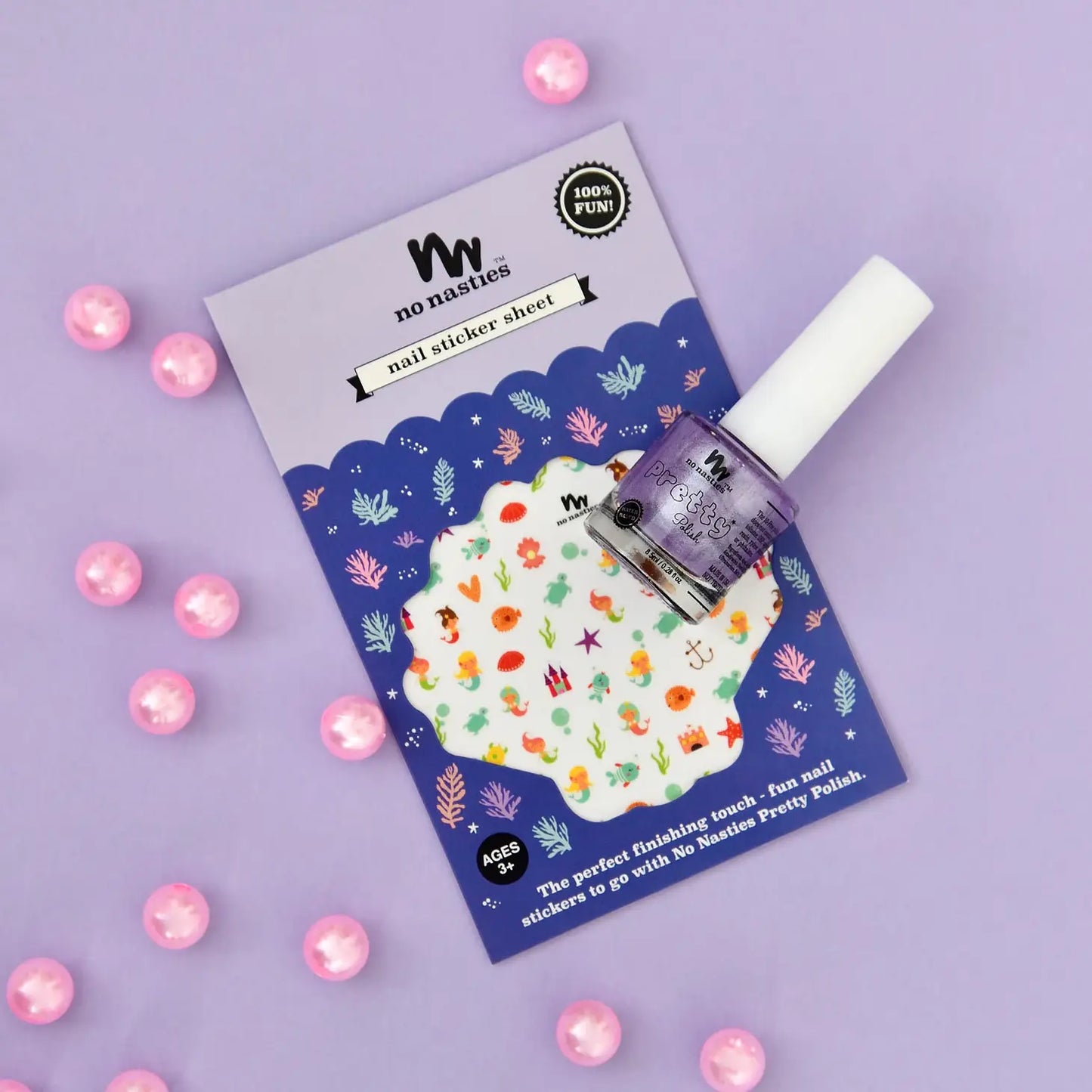 No Nasties Kids Nail Stickers