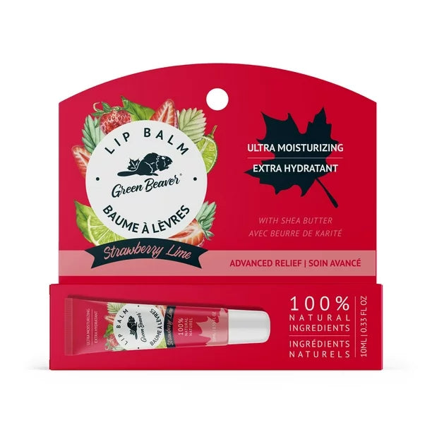 Strawberry-Lime Lip balm - ultra moisturizing