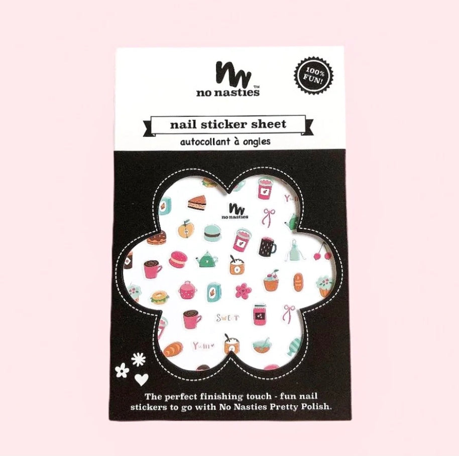 Fun Nail Stickers | Tea Time