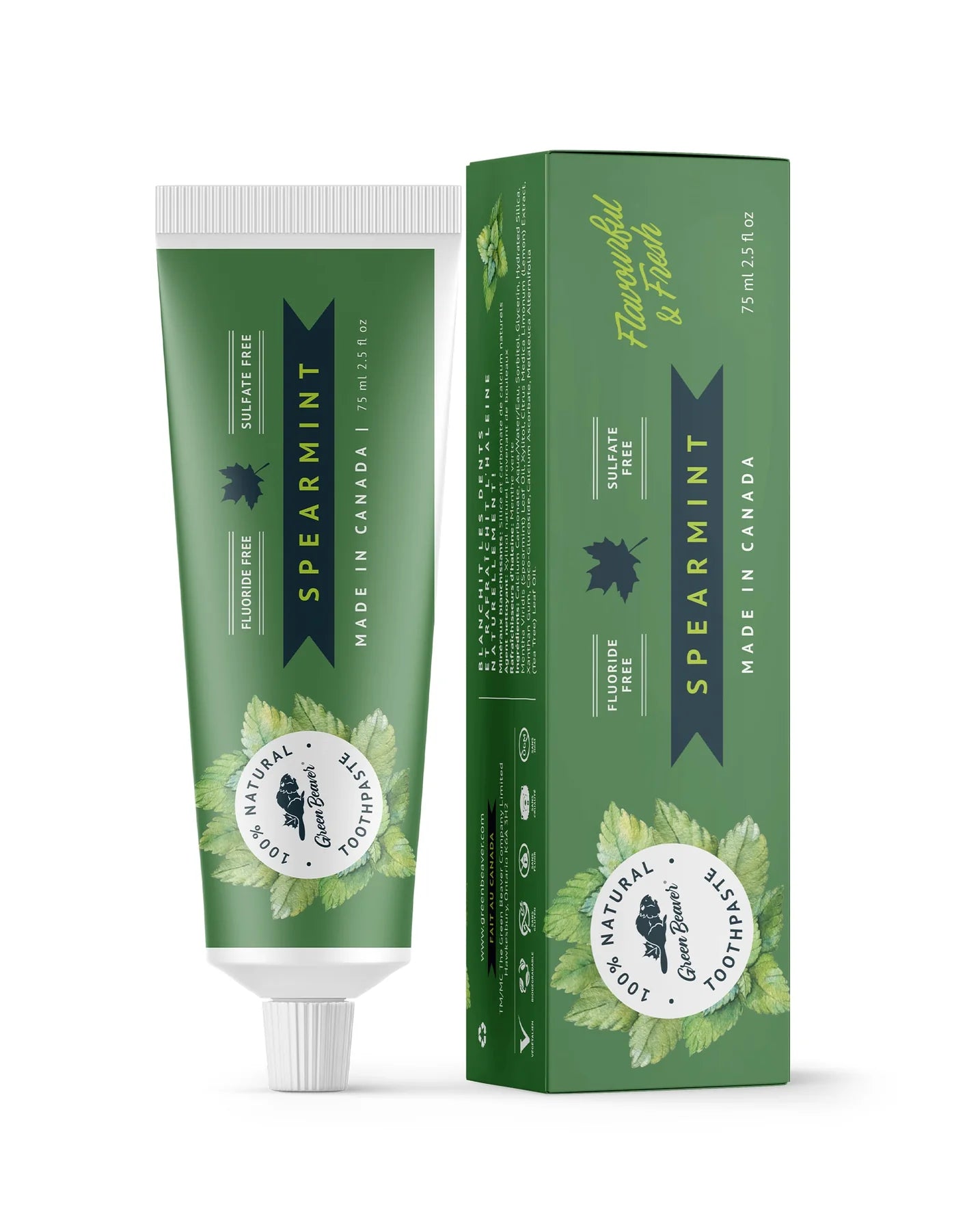 Natural Toothpaste - spearmint