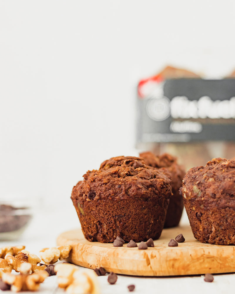 CHOCOLATE BANANA MUFFINS (4 Pack) Frozen