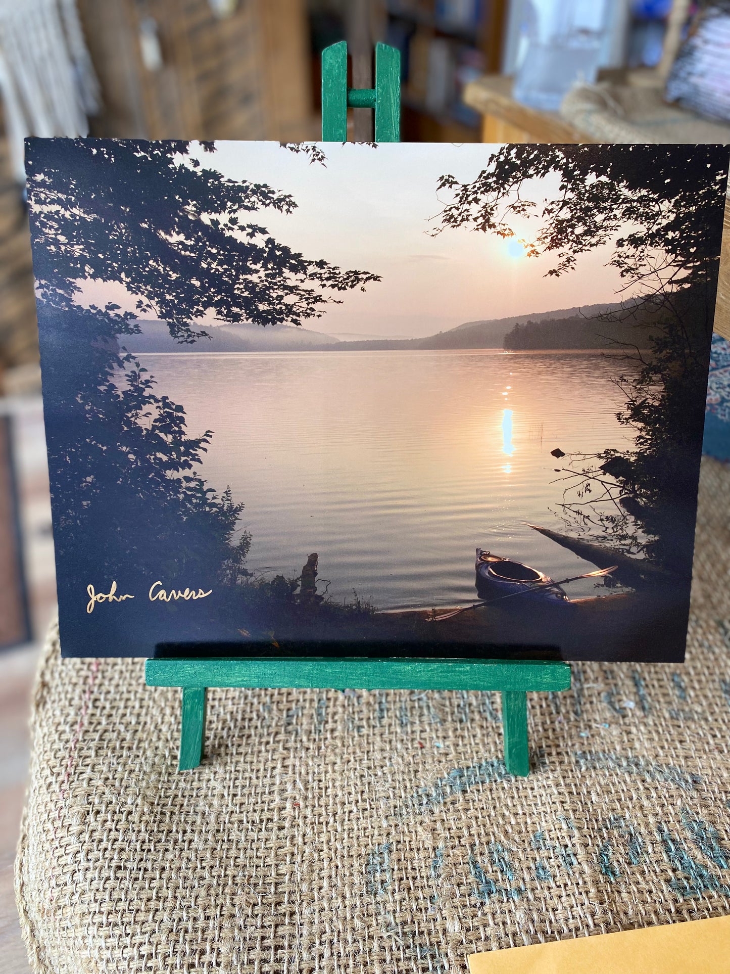 Lake at Sunset Picture