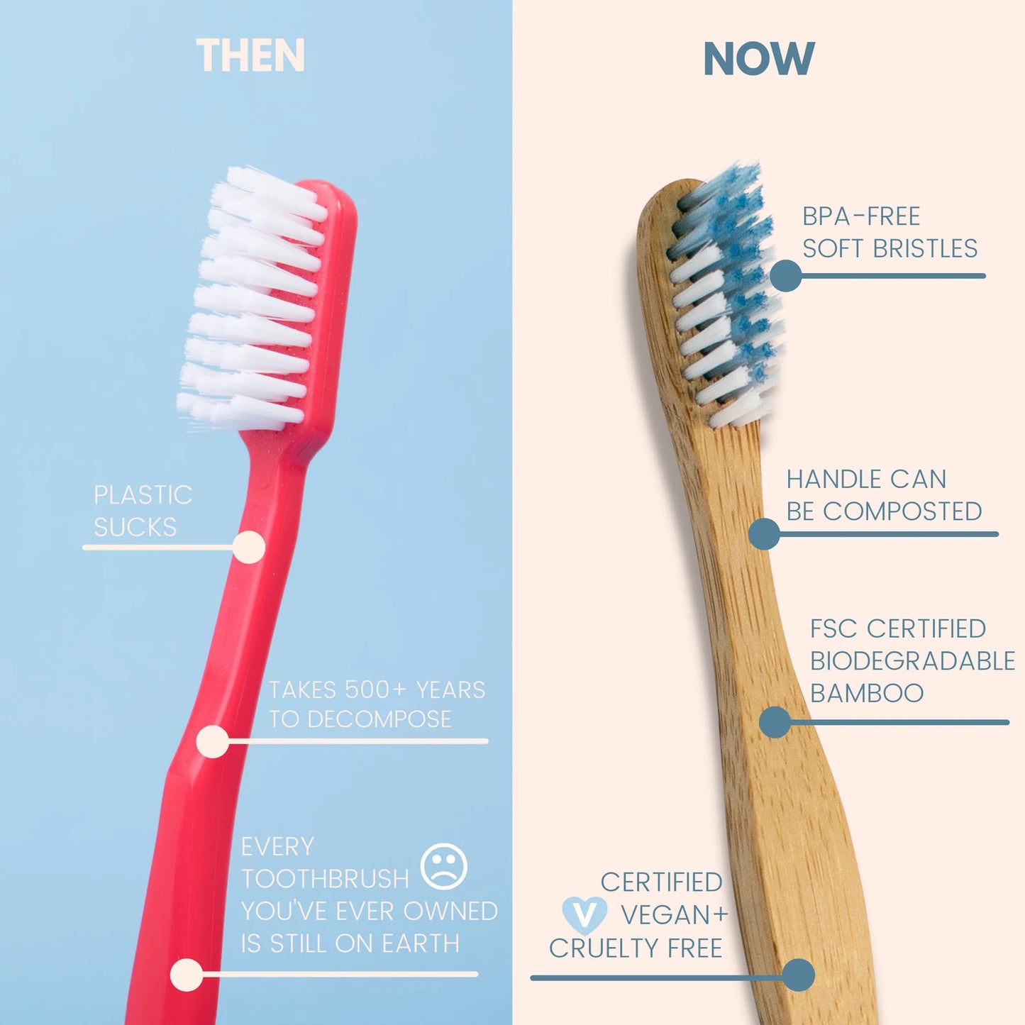 Superhero Kids Bamboo Toothbrush