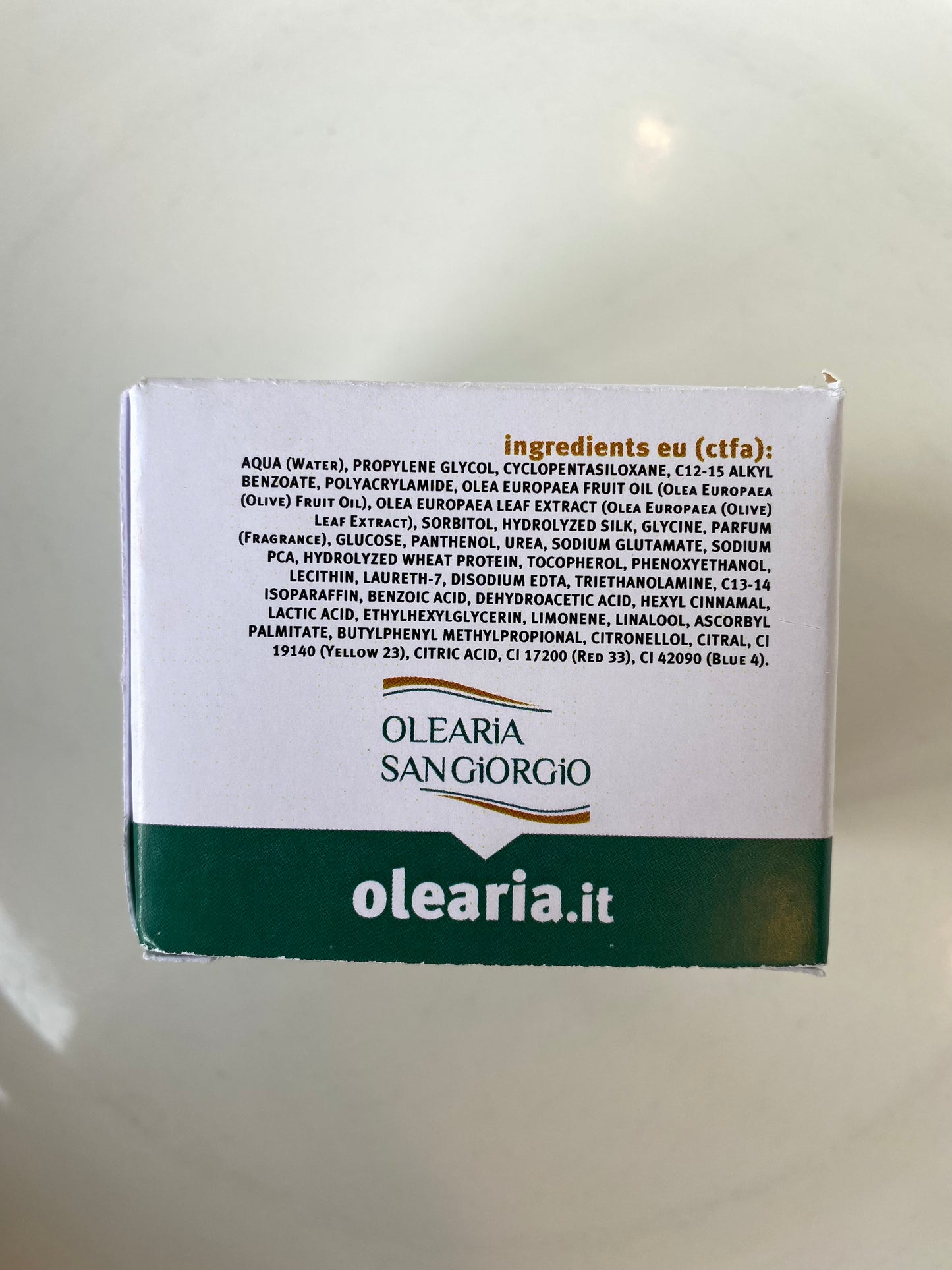 Face Moisturizer EVOO