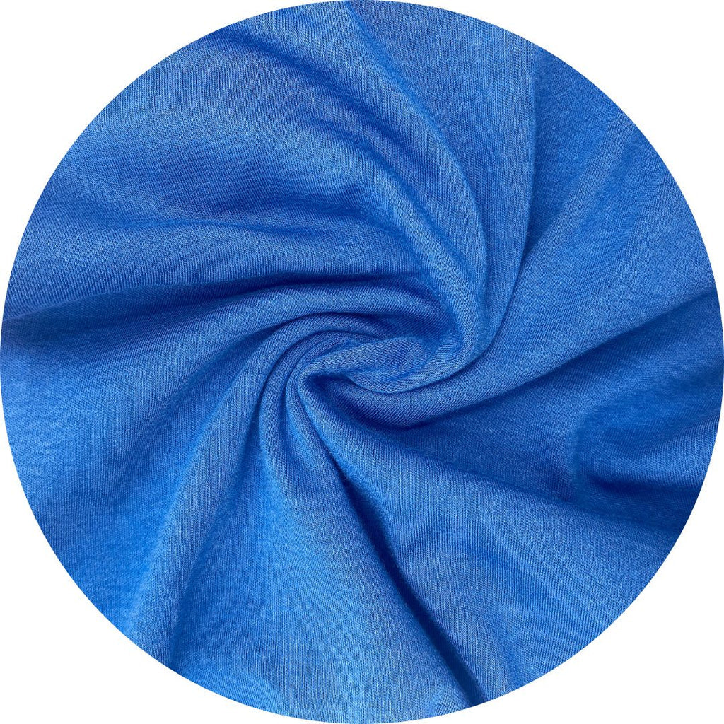 TODDLER 6-12m Fleece-Lined Brimless Pom Pom Bonnet | Classic Blue