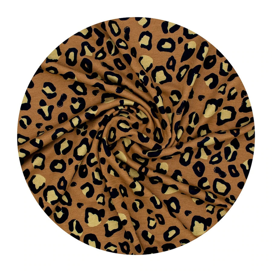 KIDS 3T-4T High Waisted Shorties | Bronze Leopard