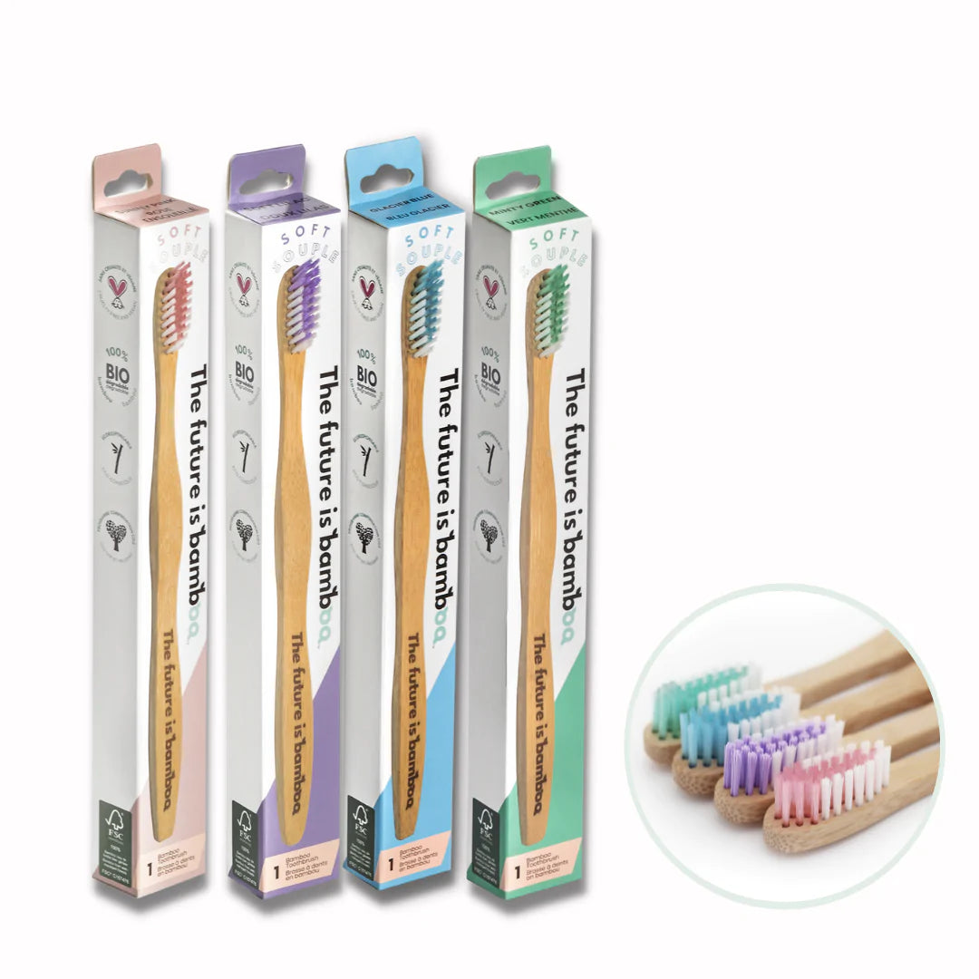 Bamboo Toothbrush - Soft Lilac (Adult)