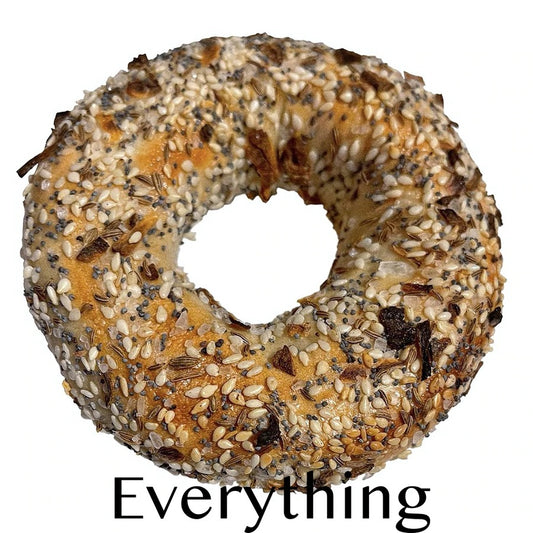 Frozen Gluten Free Wood Fired Bagels- EVERYTHING- (PACK OF 4)