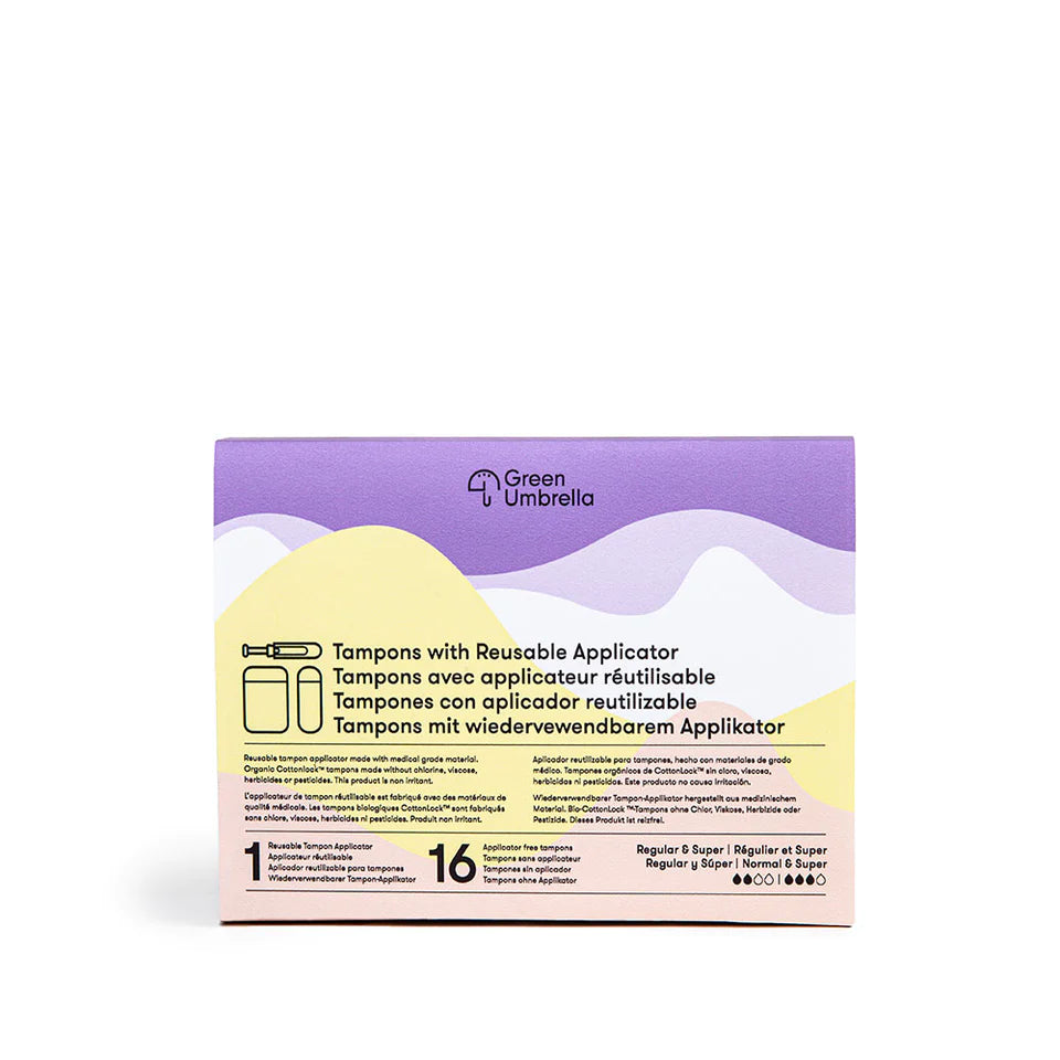 Tampons with Reusable Tampon Applicator