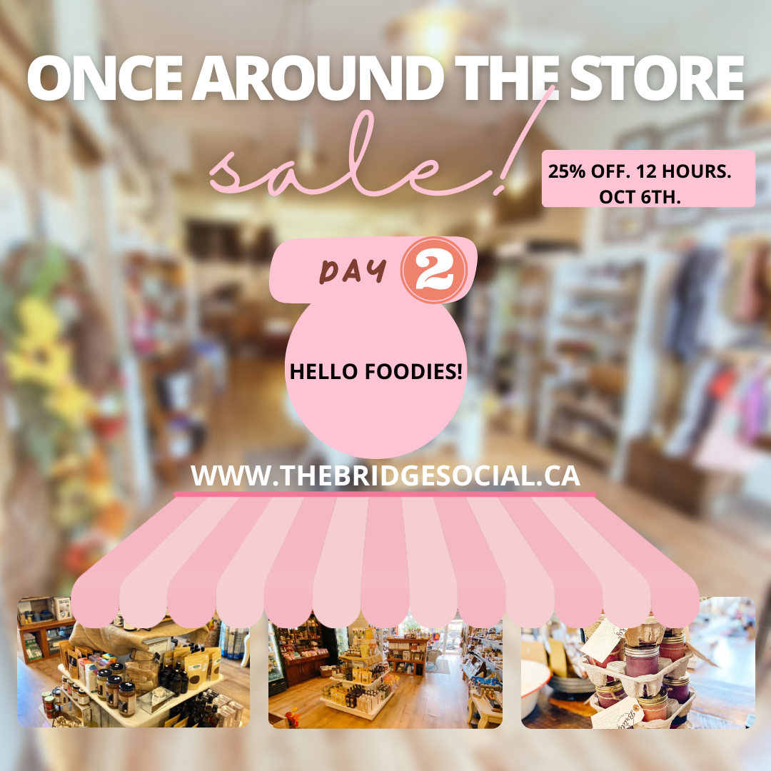 ONCE AROUND THE STORE SALE! Hello Foodies!