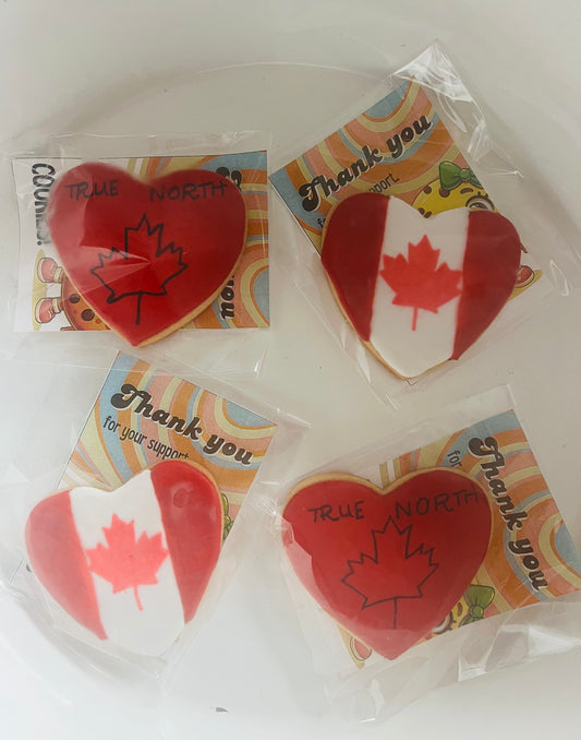 CANADA DAY COOKIES