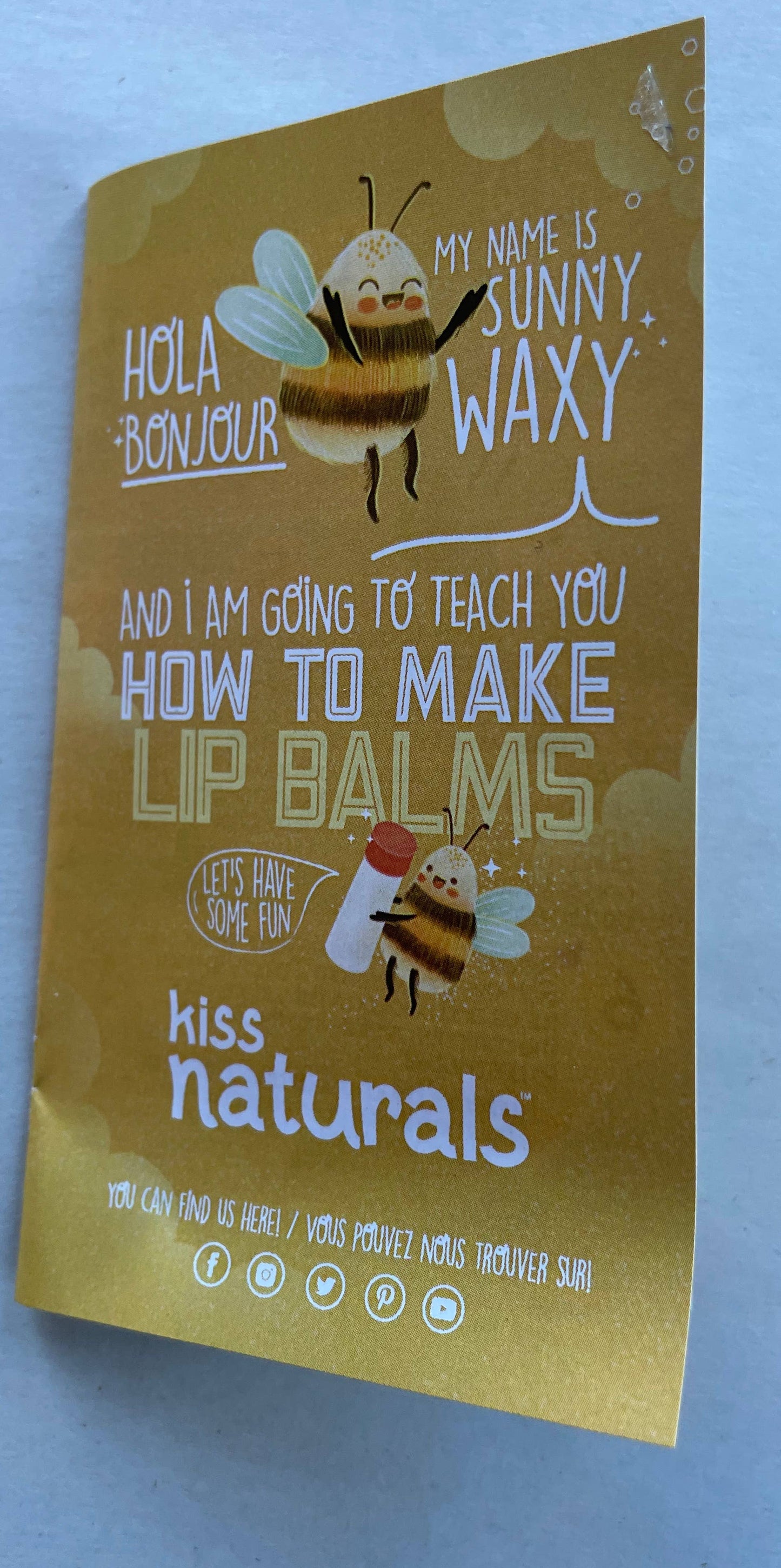 Mini Lip Bam making Kit -Makes 2 - 95% plastic free