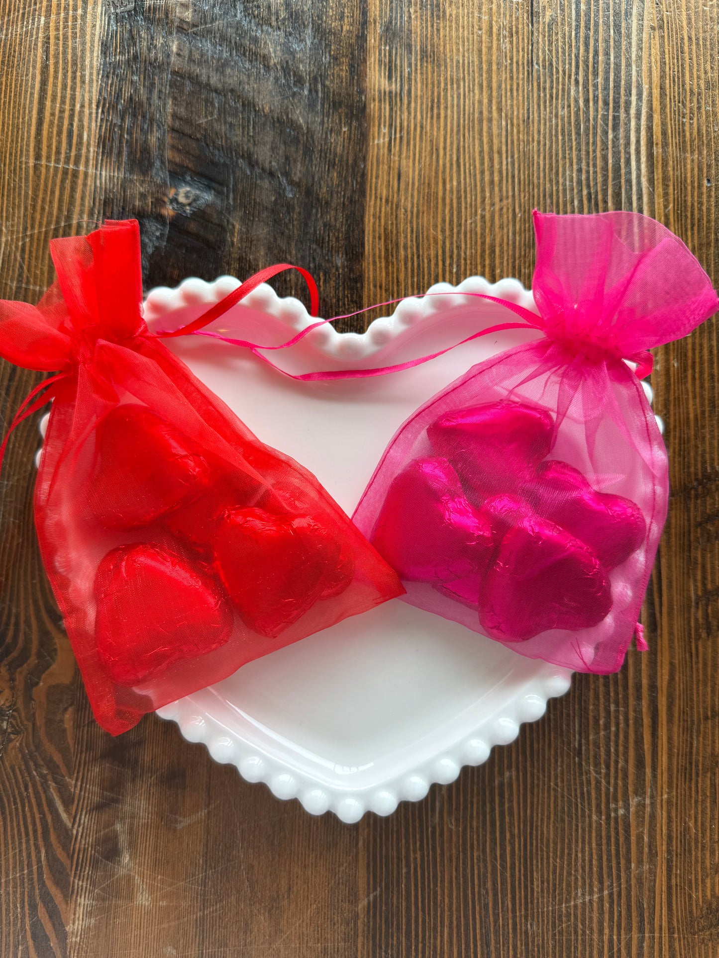 Foil Wrapped Hearts - Dark Chocolate