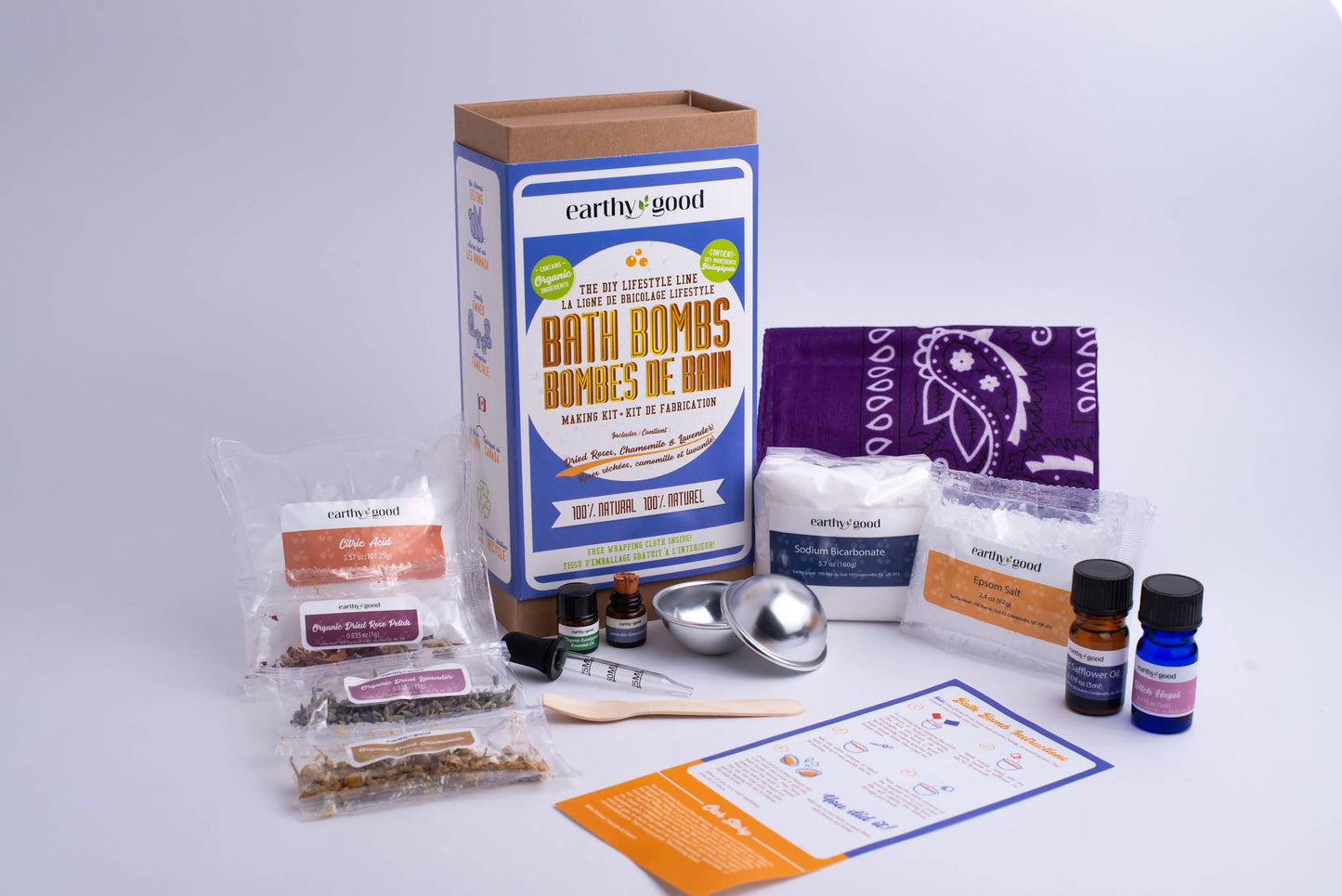Earthy Good DIY Bath Bomb Kit (Adults)