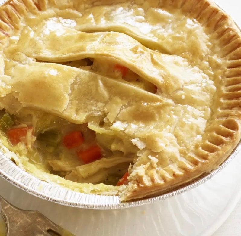 Chicken Pot Pie + Arugula Salad