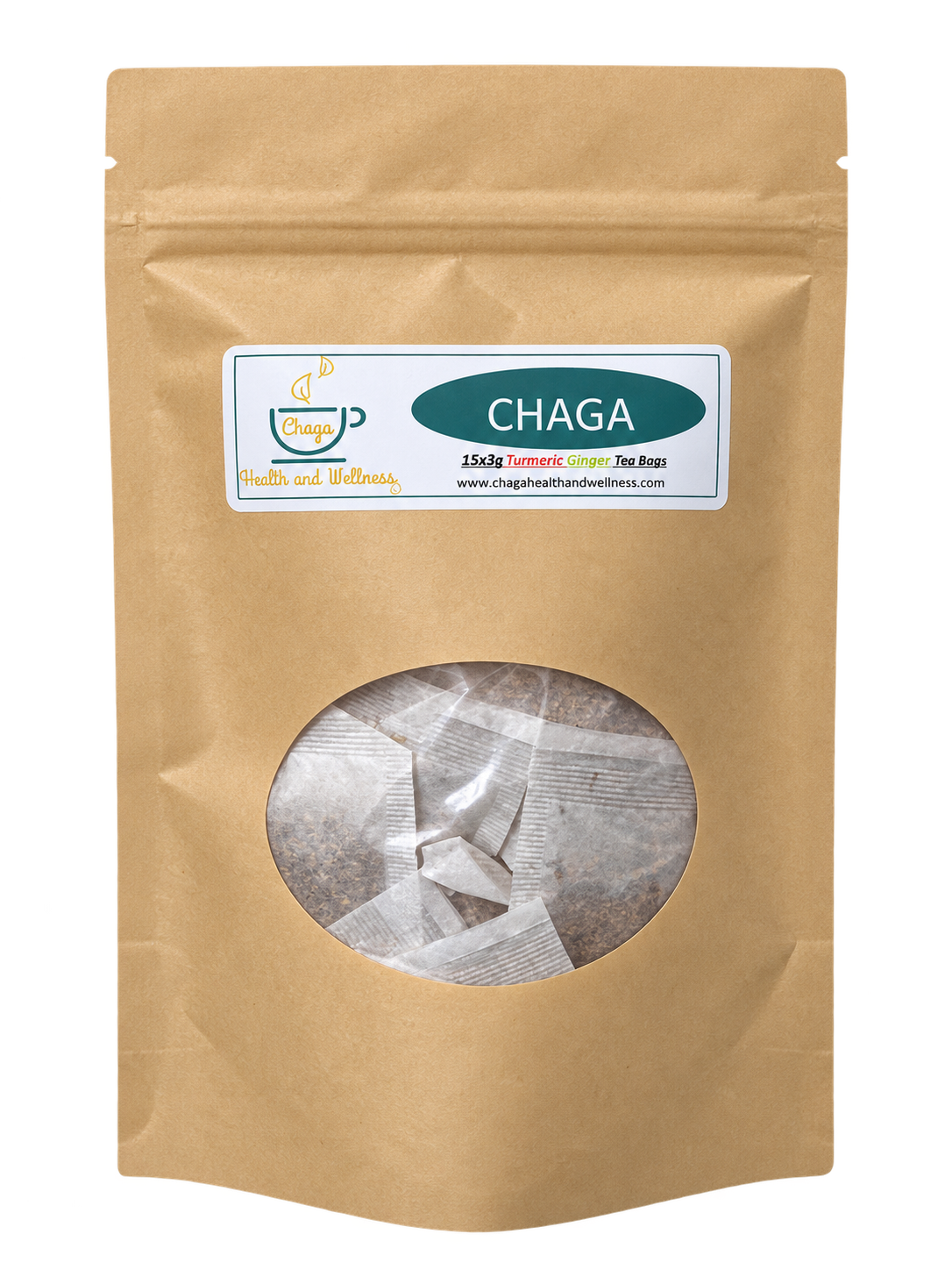 Chaga Turmeric Ginger Black Pepper Tea