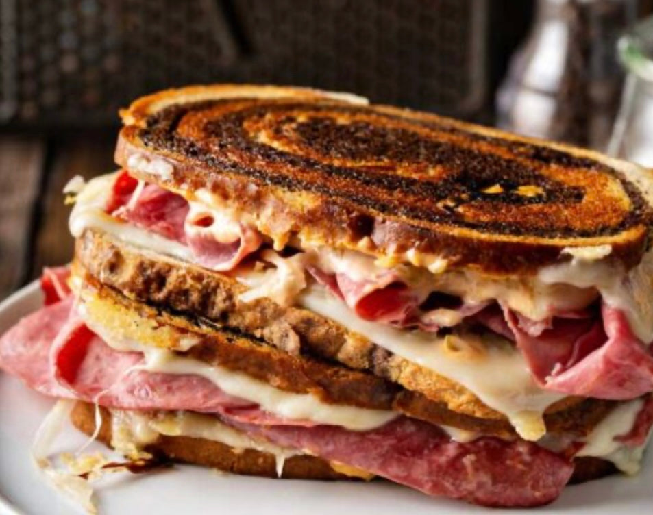 Reuben Sandwich + Roasted Root Vegetable Soup