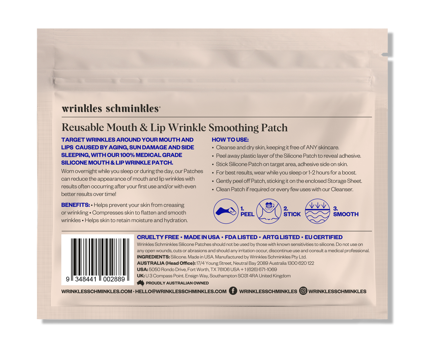 Wrinkle Schminkles | Mouth & Lip Wrinkle Patch