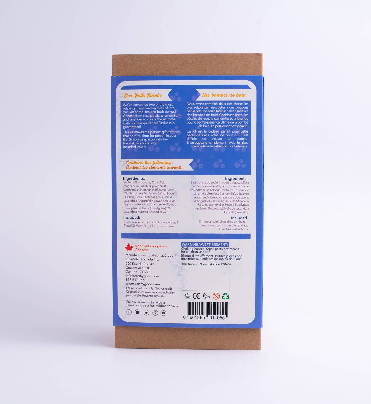 Earthy Good DIY Bath Bomb Kit (Adults)