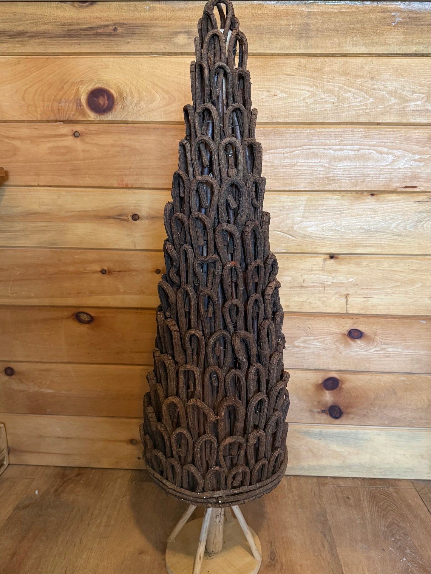 Brown Wood Christmas Tree