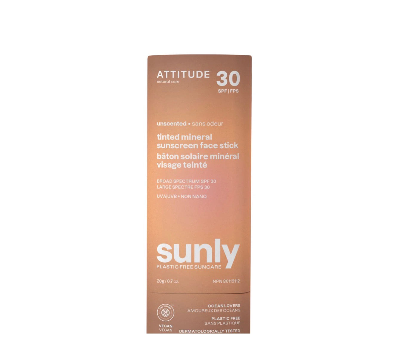 Sunly Mineral Sunscreen Tinted Face Stick SPF 30