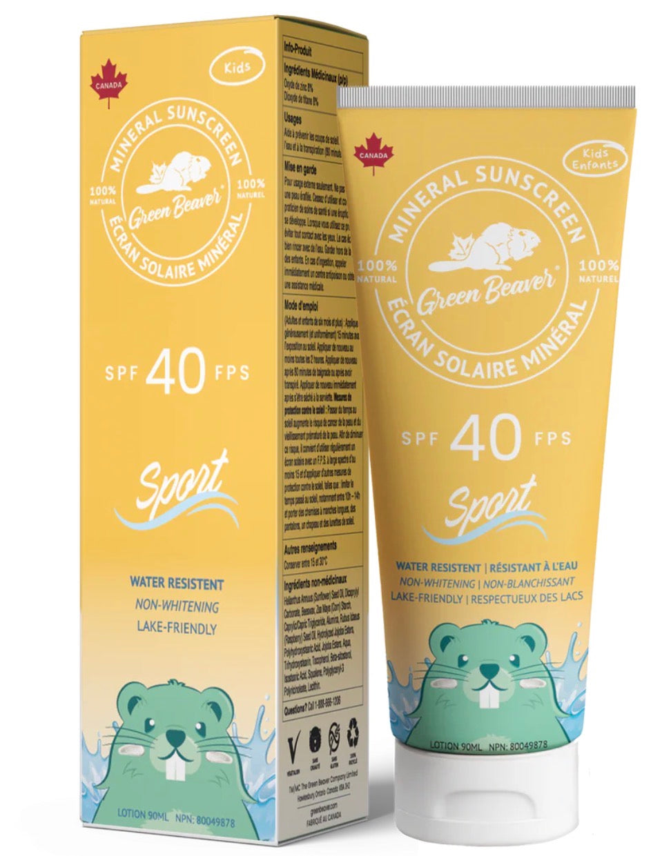 SPF 40 Sport Mineral Sunscreen - Kids