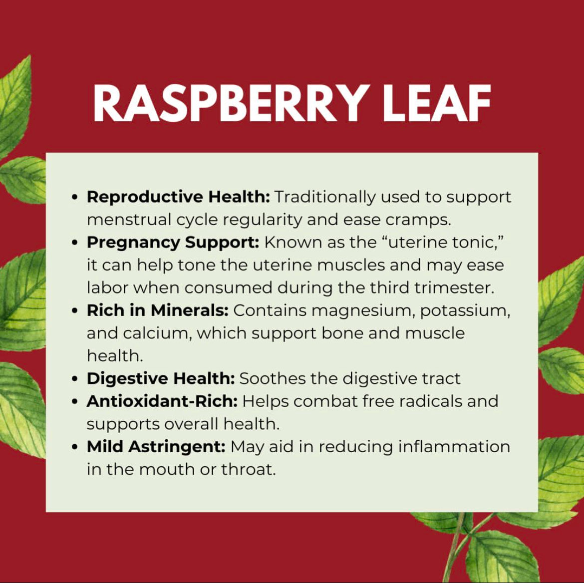 RASPBERRY LEAF HERBAL TEA