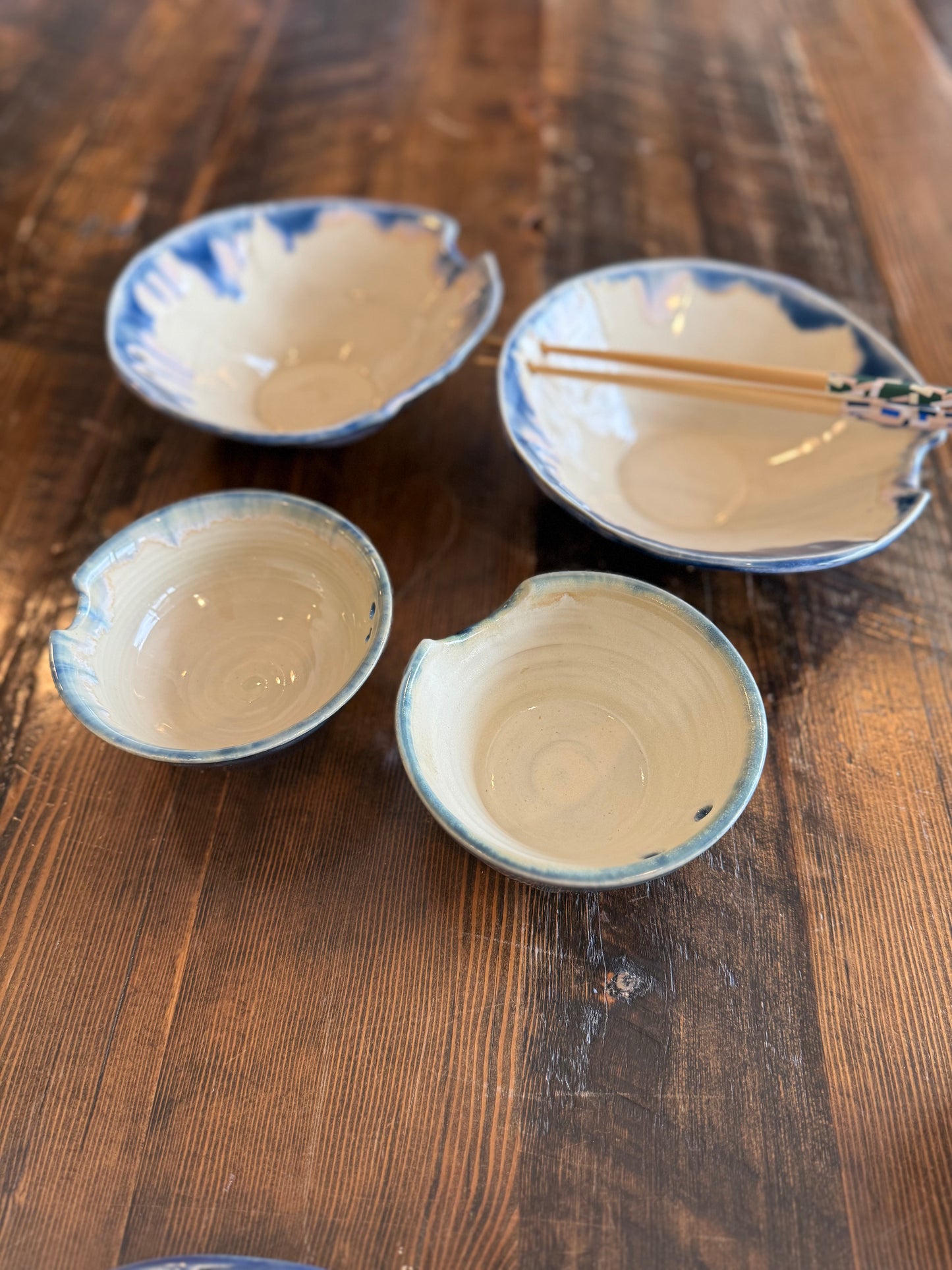 Bowl with Chopstick Holder