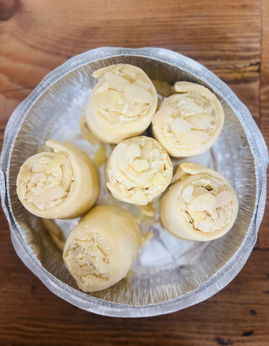 Almond Cream Buns - 6 Pack Frozen