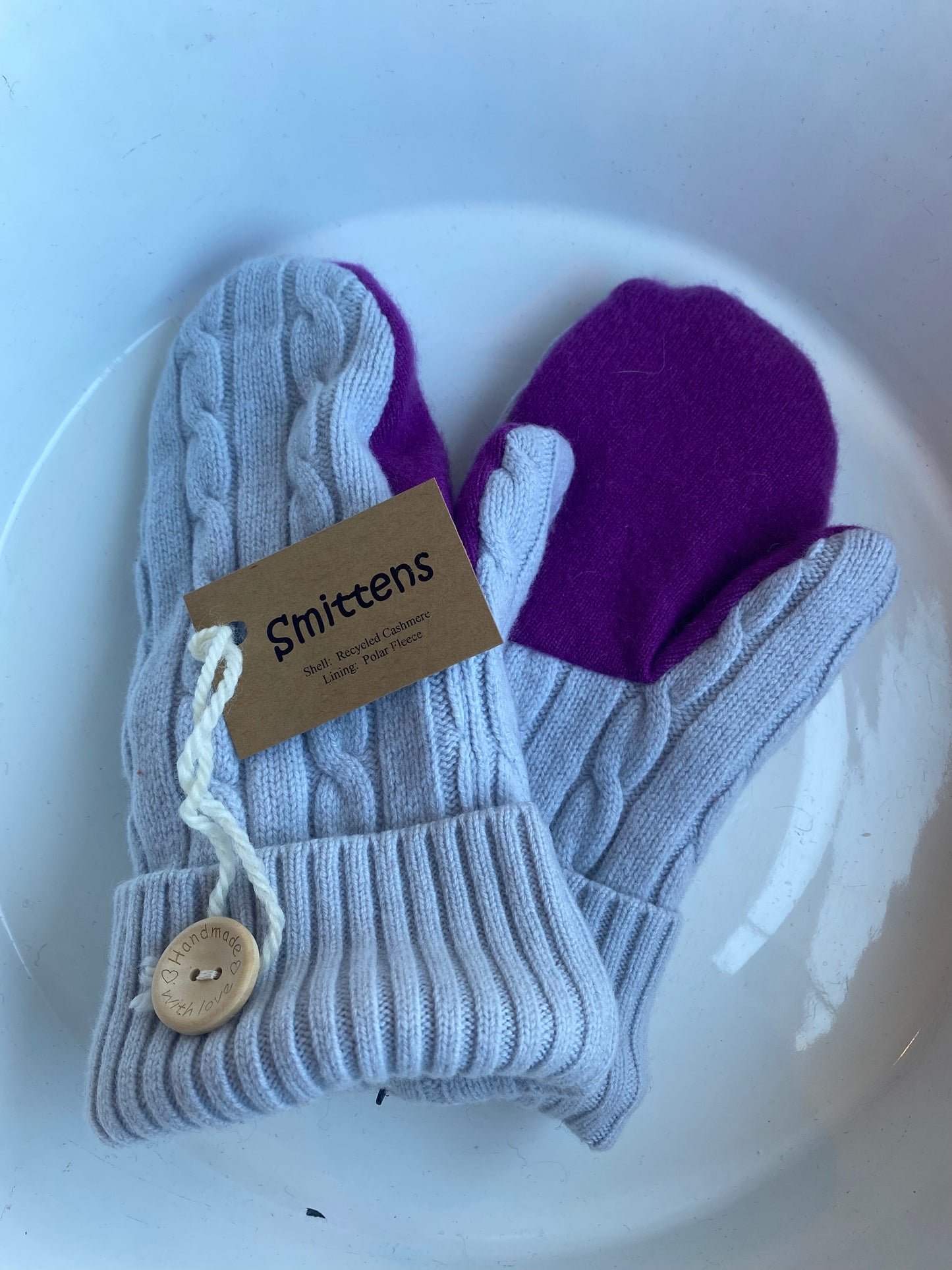 Smittens - Cashmere Purple & Grey