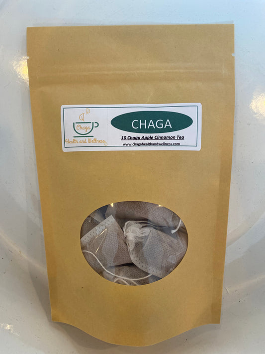 CHAGA APPLE CINNAMON TEA (10 BAGS)