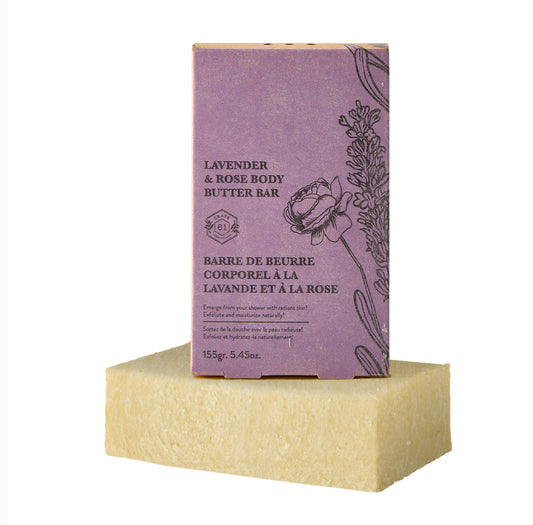 Lavender + Rose Body Butter Bar