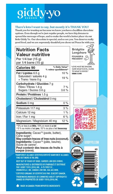 60G ORIGINAL 76% DARK CHOCOLATE BAR