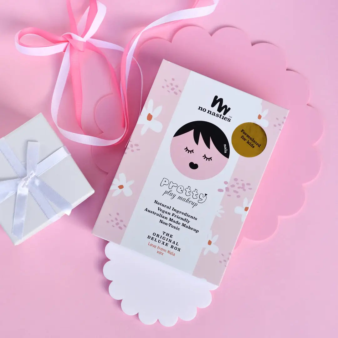 Nala Kids Natural Pressed Powder Pink Makeup Palette Kit