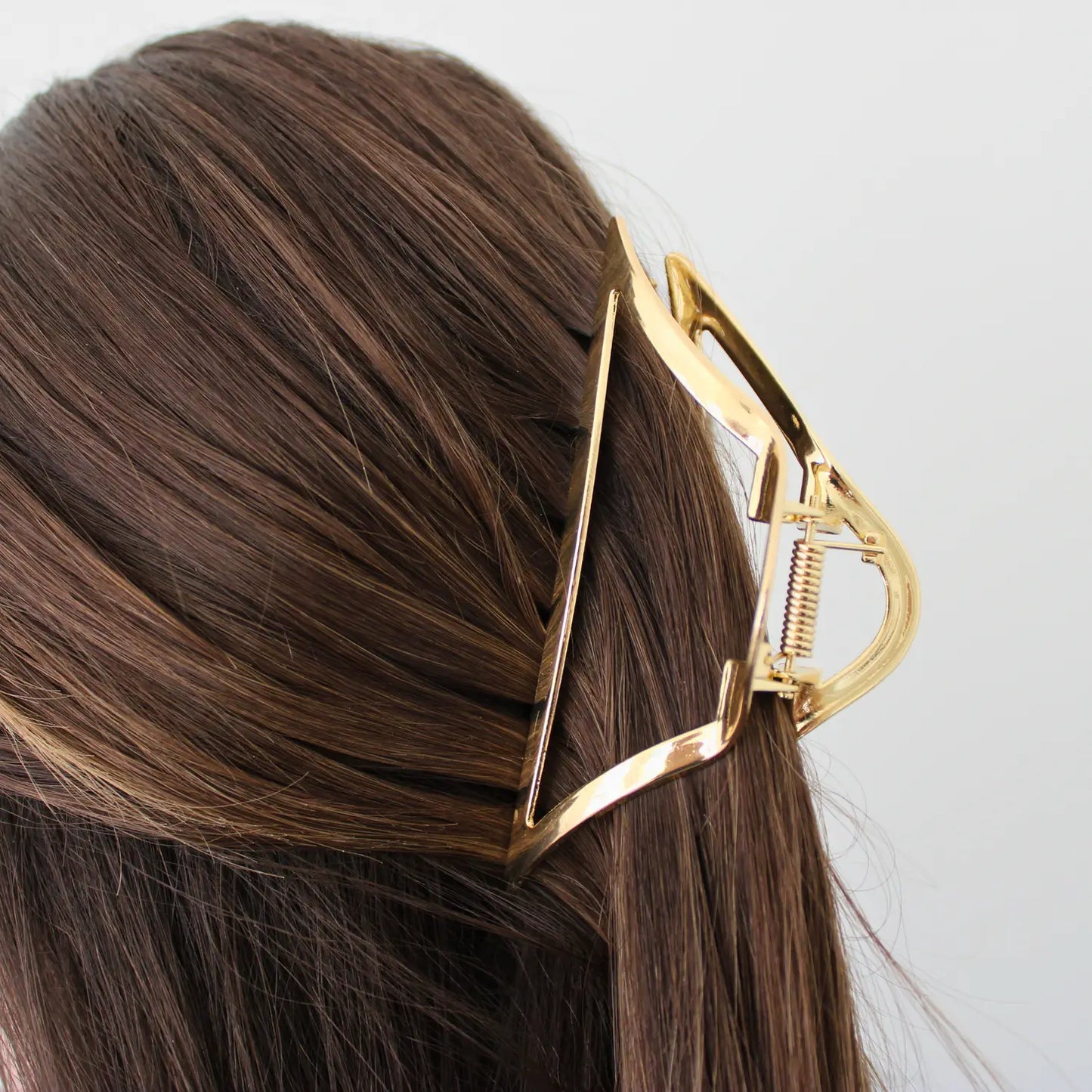Gold Metal Hair Claw Clips