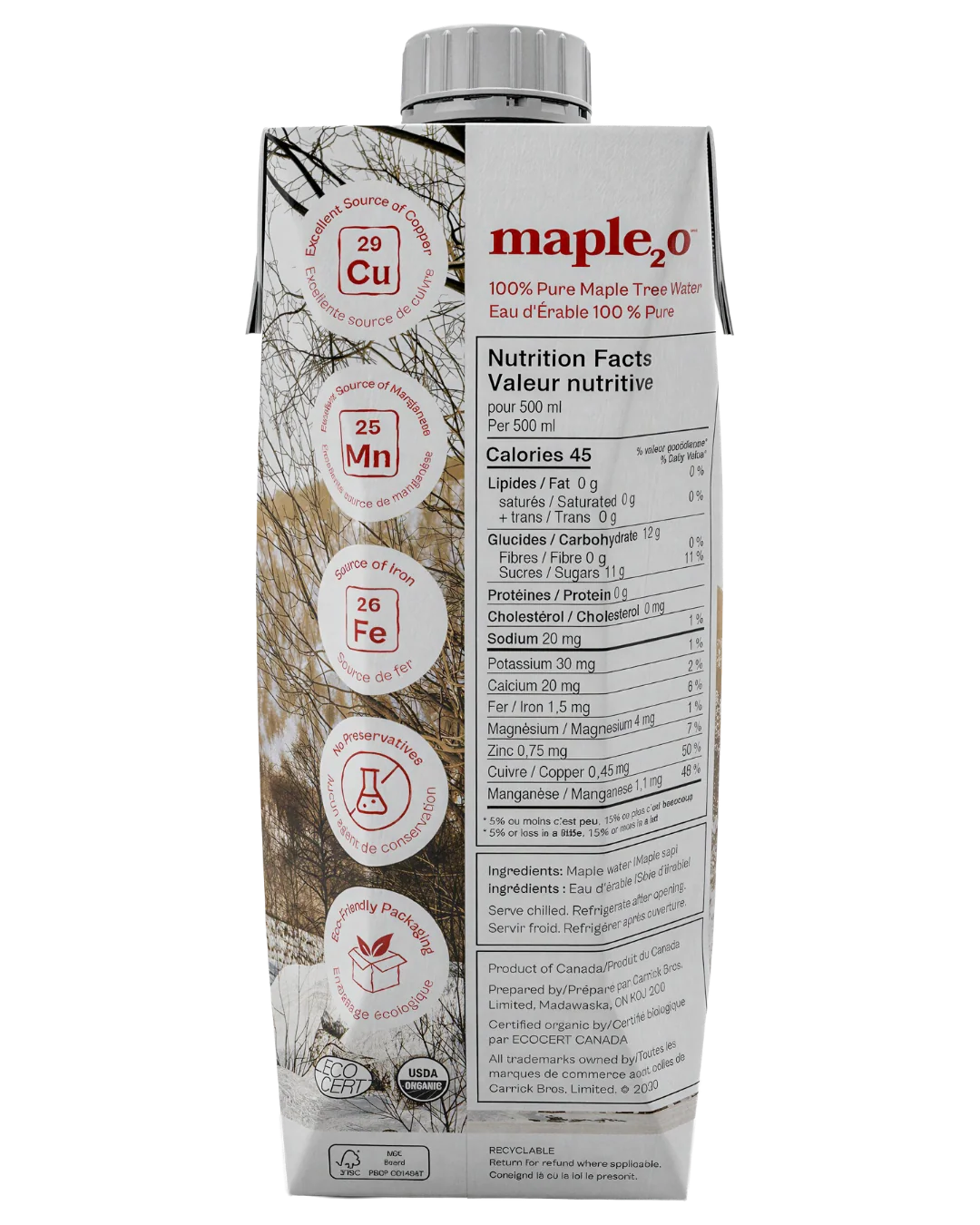 MAPLE₂O - Maple Tree Water