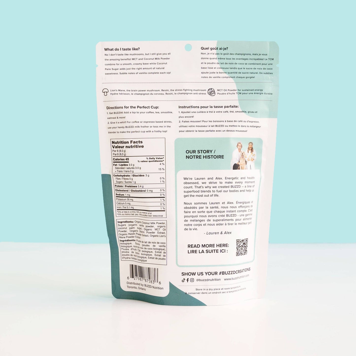 Focus- Superfood Creamer LION’S MANE REISHI