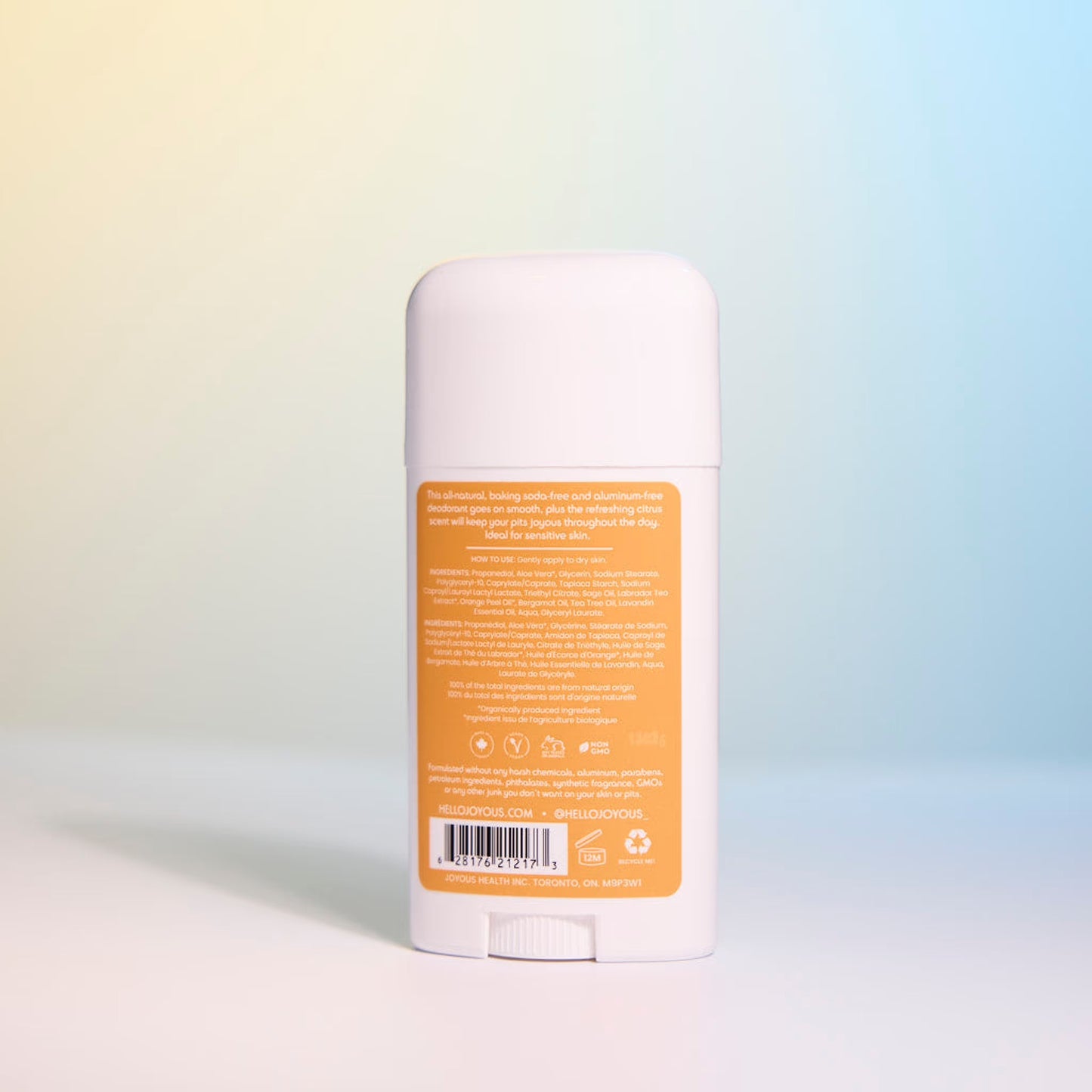 Aluminum-Free Natural Deodorant