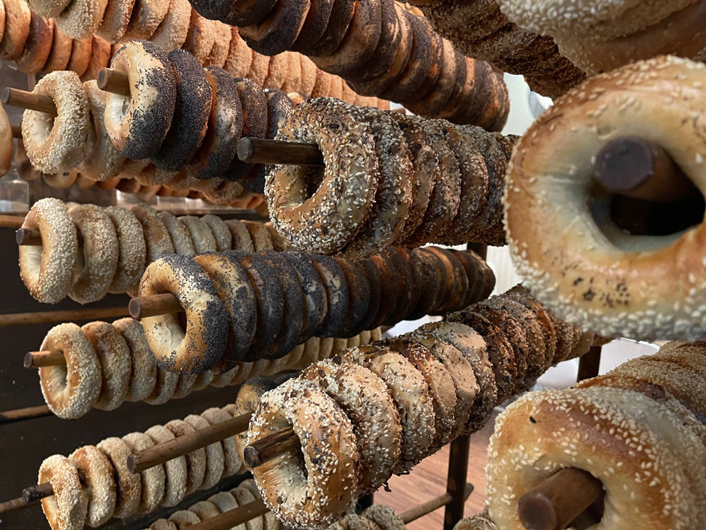 Frozen Gluten Free Wood Fired Bagels - SEA SALT & ROSEMARY-(PACK OF 4)