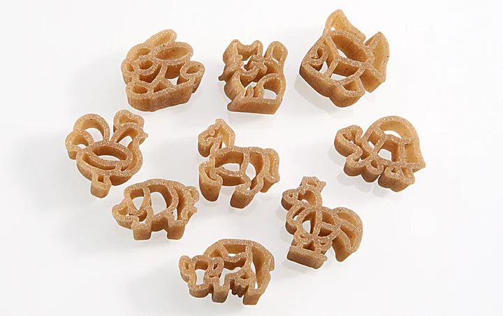WHOLE BUCKWHEAT PASTA, ANIMAL SHAPES-GF