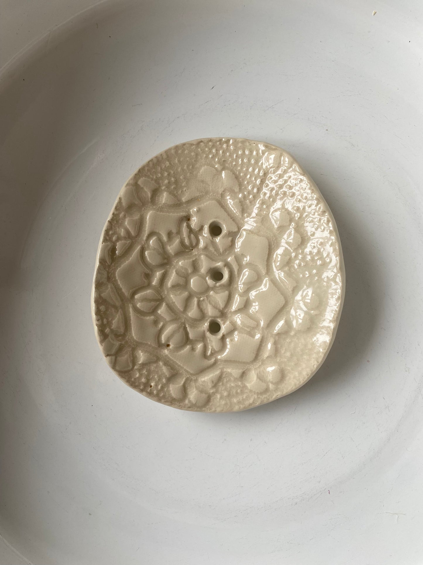 Clay Soap Dish - Flat