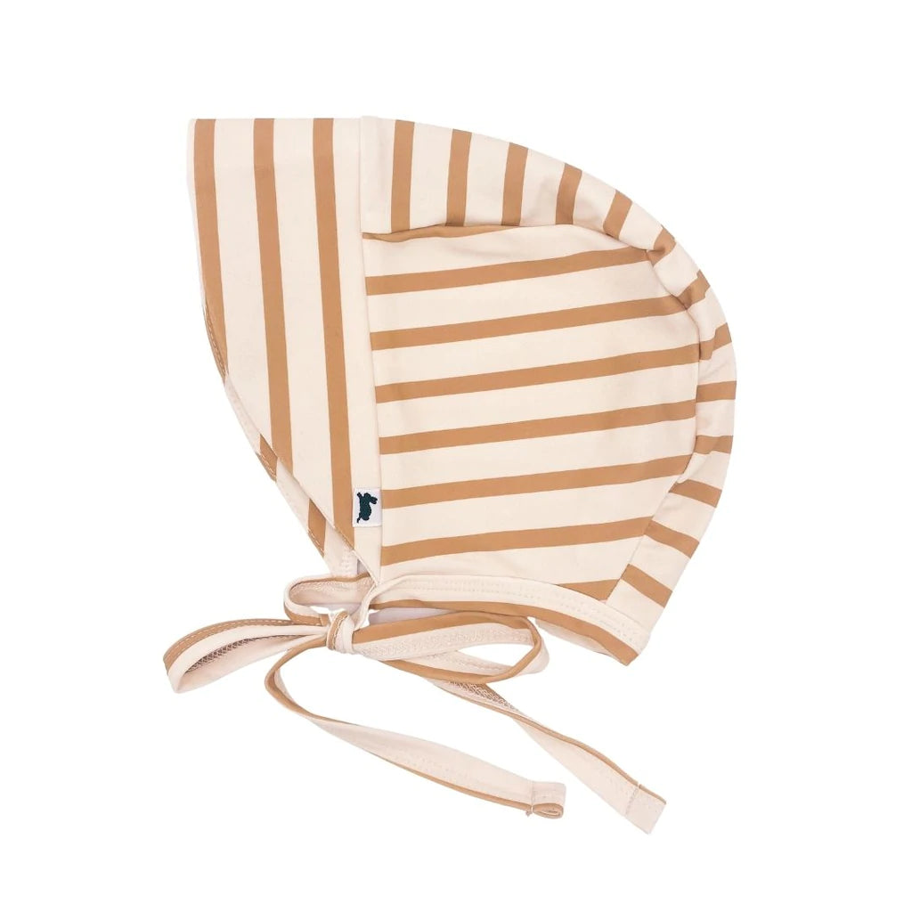 Child 2T-4T UPF50+ Swim Bonnet | Honey Stripe
