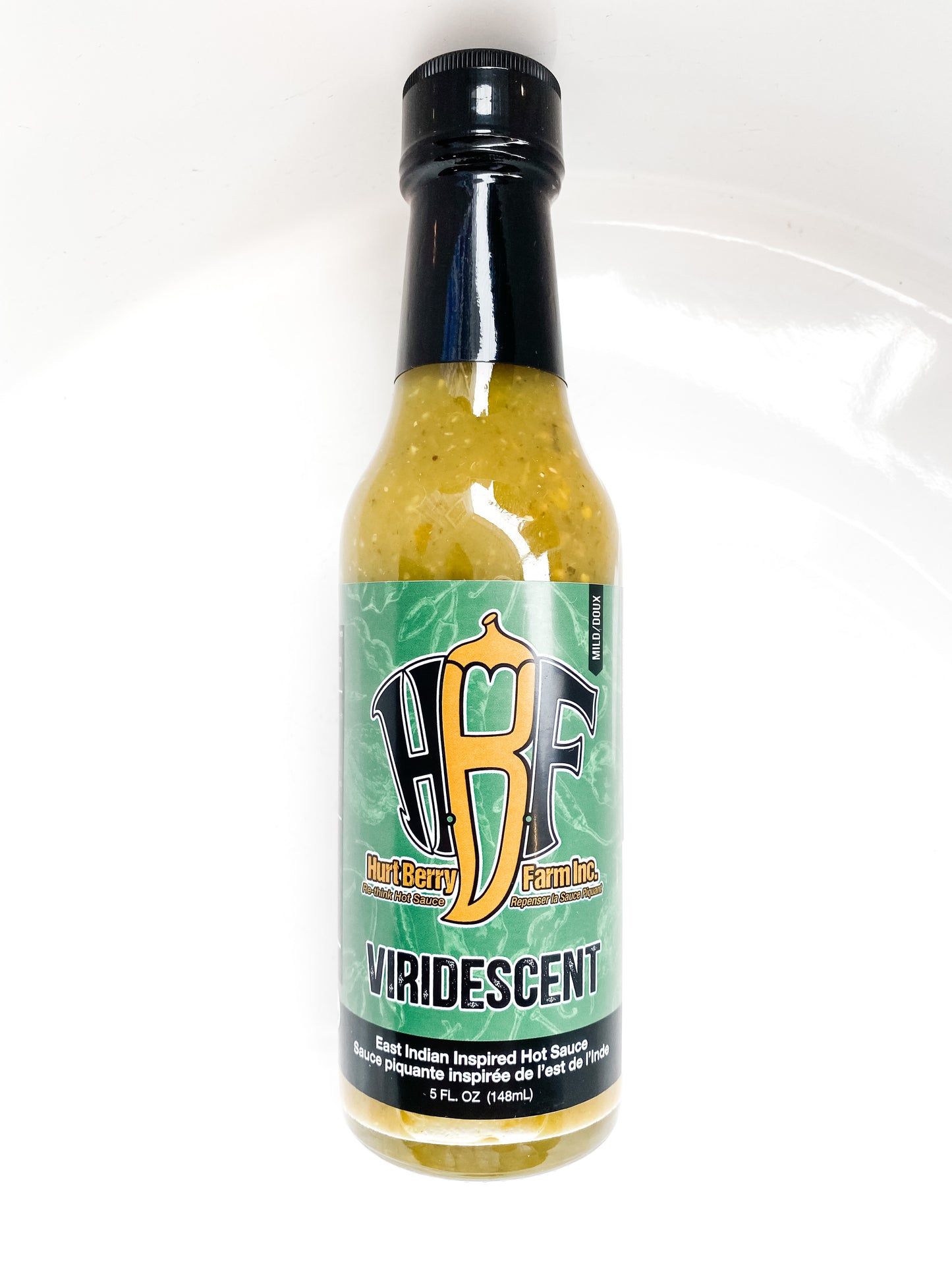 Viridescdent Hot Sauce - East Indian Inspired Verde Style Hot Sauce (Mild Heat)